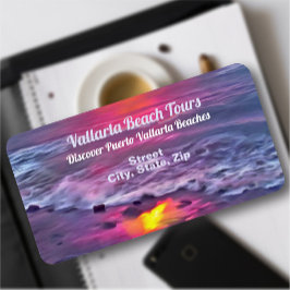 Malecon Sunset 0911 Adresse Adressaufkleber