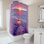 Malecon Sunset 0911 Duschvorhang (Beispiel)