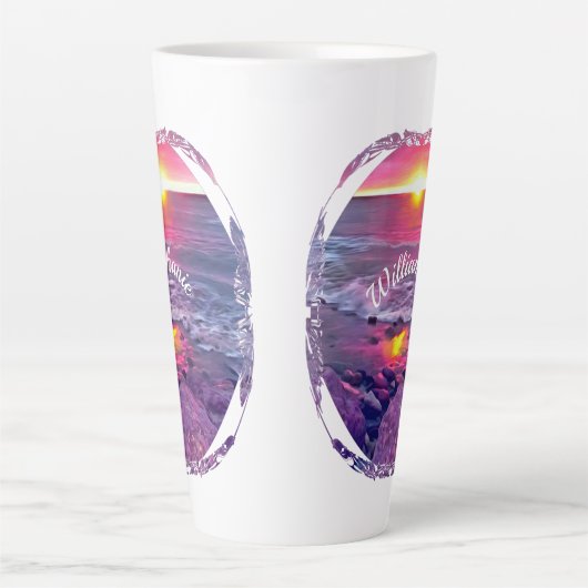 Malecon Sunset 0911 Milchtasse (Vorderseite)