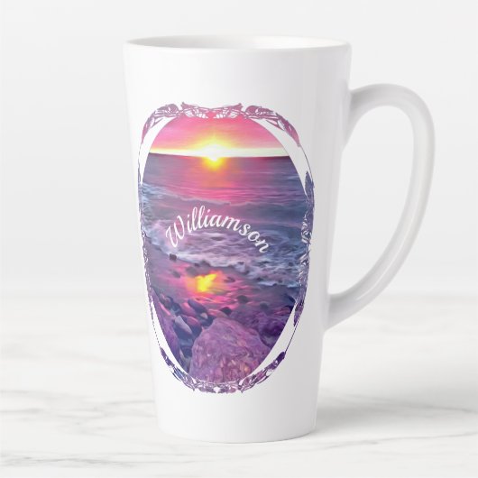 Malecon Sunset 0911 Milchtasse (Rechts)