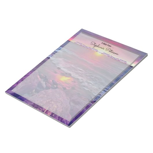 Malecon Sunset 0911 Notizblock (angewinkelt)