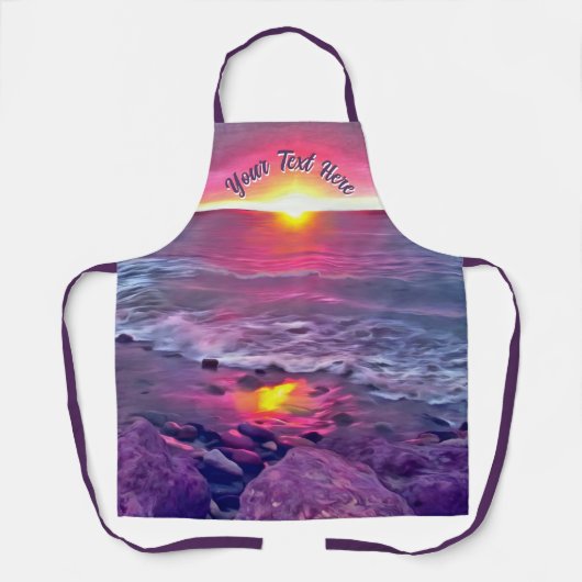 Malecon Sunset 0911 Schürze (Vorderseite)