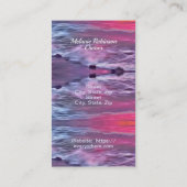 Malecon Sunset 0911 Visitenkarte (Rückseite)