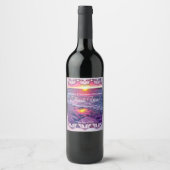 Malecon Sunset 0911 Weinetikett (Vorderseite)