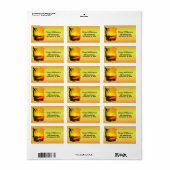 Malecon Sunset 2441 Adresse Adressaufkleber (Vorne)