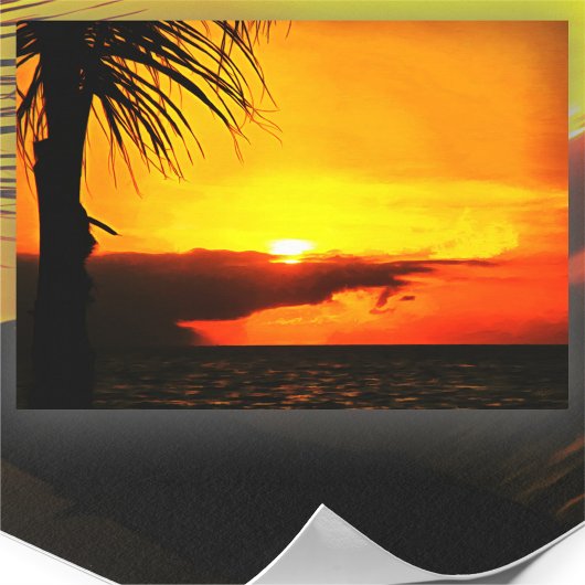 Malecon Sunset 2441 Art Print Poster