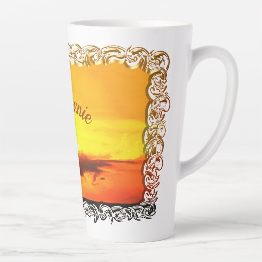 Malecon Sunset 2441 Milchtasse (Rechts)