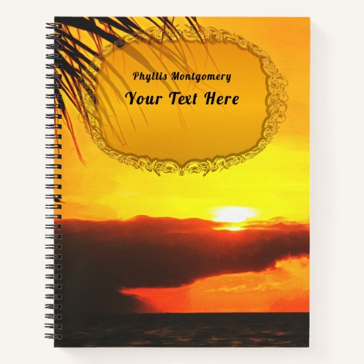 Malecon Sunset 2441 Notizblock (Vorderseite)