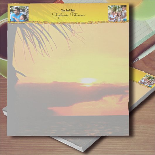 Malecon Sunset 2441 Notizblock