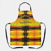 Malecon Sunset 2441 Schürze (Vorderseite)