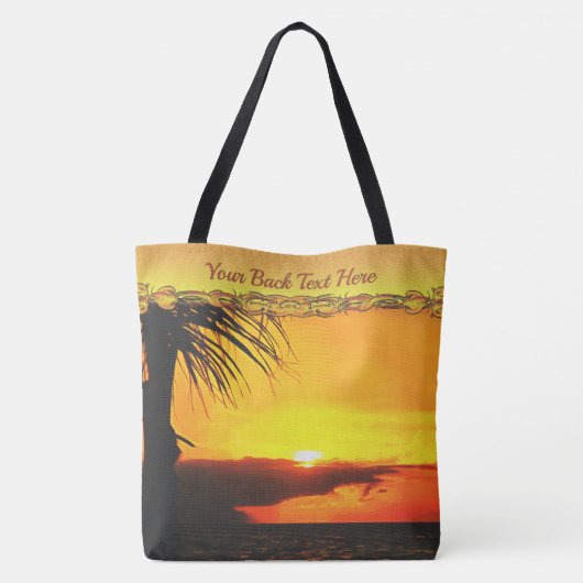 Malecon Sunset 2441 Tasche (Rückseite)