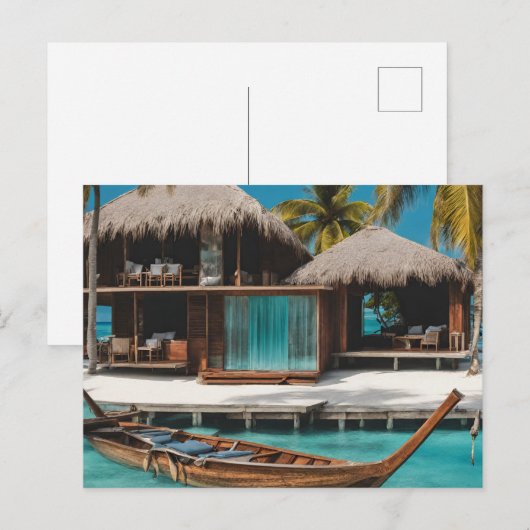 Malediven (1) postkarte (Vorne/Hinten)