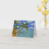 Malediven 2 Karte (Gelbe Blume)