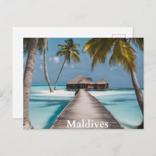 Malediven (2) postkarte (Vorne/Hinten)