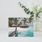 Malediven (5) postkarte (Stehend Vorderseite)