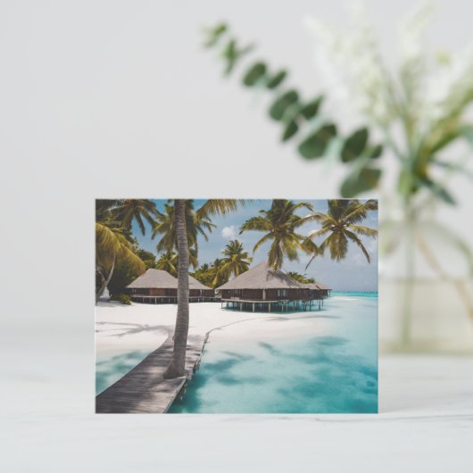 Malediven (6) postkarte (Stehend Vorderseite)