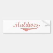 Malediven Autoaufkleber (Vorne)
