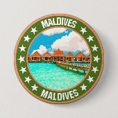 Malediven Button (Vorderseite)