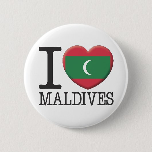 Malediven Button (Vorderseite)