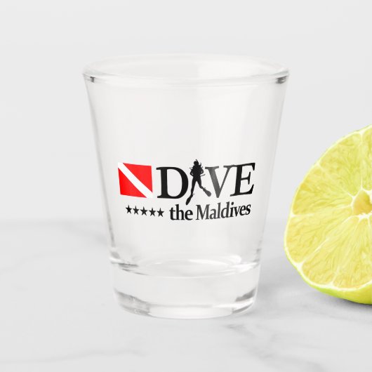 Malediven DV4 Schnapsglas (Vorderseite)