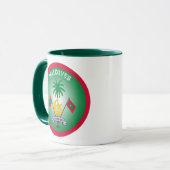 Malediven-Erbe-Emblem Tasse (Vorderseite Links)