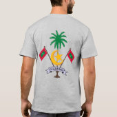 Malediven Flag Independence Celebration T-Shirt (Rückseite)