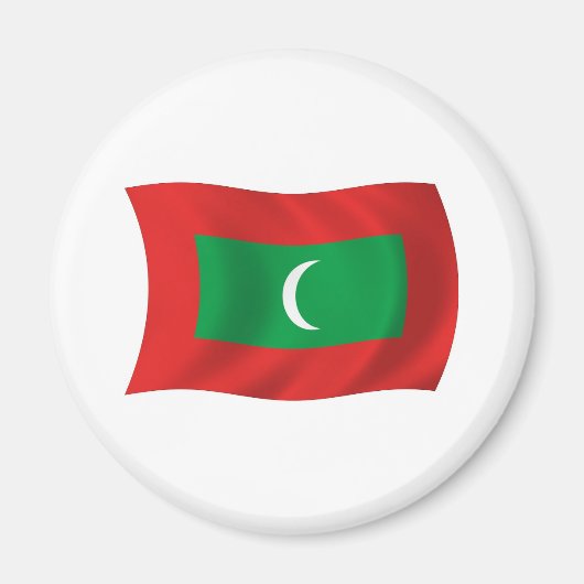 Malediven-Flag-Magnet Magnet (Vorne)
