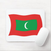 Malediven Flag Mousepad (Mit Mouse)