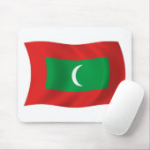 Malediven Flag Mousepad (Mit Mouse)