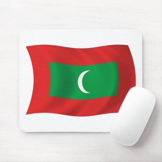 Malediven Flag Mousepad (Mit Mouse)