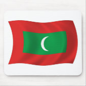 Malediven Flag Mousepad (Vorne)