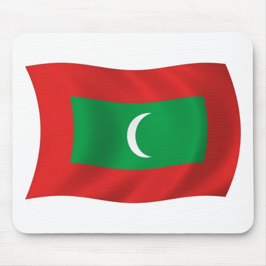 Malediven Flag Mousepad (Vorne)