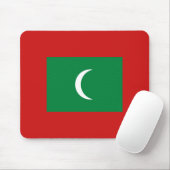 Malediven Flag Mousepad (Mit Mouse)