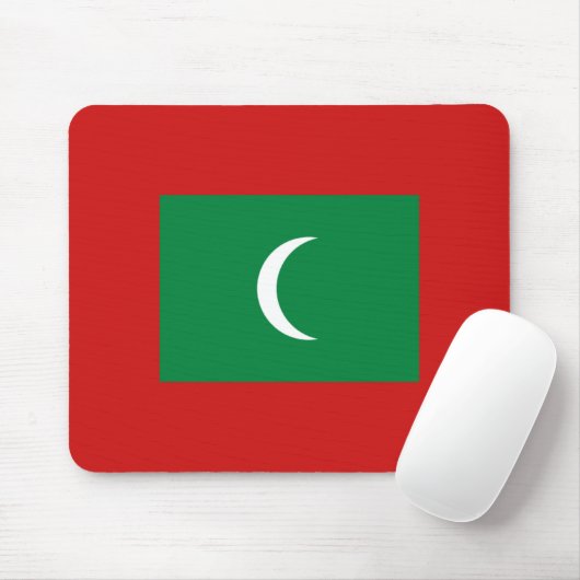 Malediven Flag Mousepad (Mit Mouse)