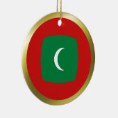 Malediven Flag Ornament (Rechts)
