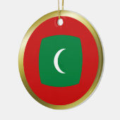 Malediven Flag Ornament (Links)