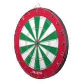 Malediven Flag Patriot's Bullseye Dartscheibe (Vorderseite rechts)