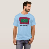 Malediven-Flagge T-Shirt (Vorne ganz)