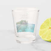Malediven Foto Gastgeschenk Hochzeit Cheats Shot G Schnapsglas (Rückseite)