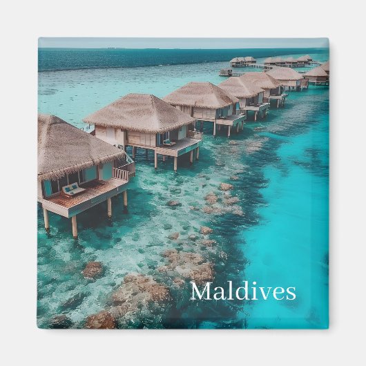 Malediven-Foto Magnet (Vorne)
