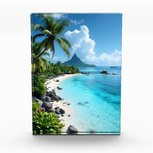 Malediven Fotoblock (Vorderseite)
