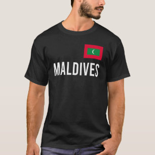 Malediven Frauen Männer Kinder Malediven Flaggen S T-Shirt