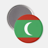 Malediven Hochwertige Flagge Magnet (Vorderseite/Rückseite)