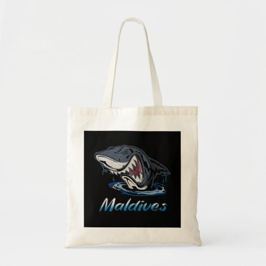 Malediven Holiday Islands Shark Design Tragetasche (Vorne)