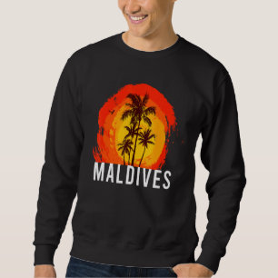 Malediven I Palms I Maldives Diver Vacationer Tour Sweatshirt
