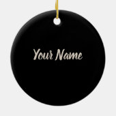 Malediven Indischer Ozean Vintager Sonnenuntergang Keramik Ornament (Hinten)