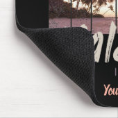 Malediven Indischer Ozean Vintager Sonnenuntergang Mousepad (Ecke)