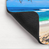 Malediven Insel Mousepad von Schaufenster (Ecke)
