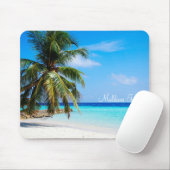 Malediven Insel romantischen Urlaub mit Schaufenst Mousepad (Mit Mouse)