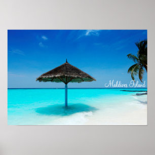 Malediven Insel Romantischer Urlaub Poster